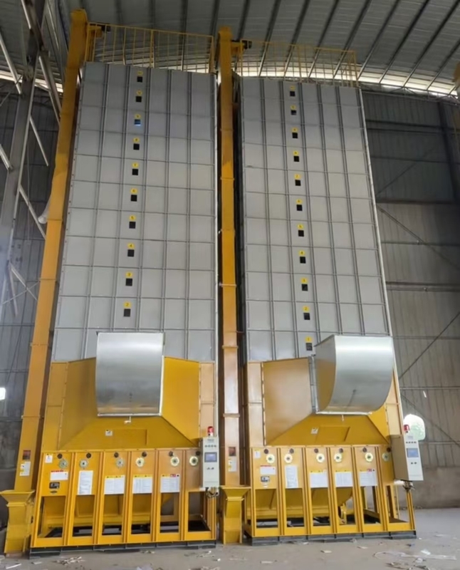 Zaden Tarwe Maïs Rijst Graan Dryer 70 ton/batch Capaciteit Warme lucht Temperatuur 60-130°C 16.603kw