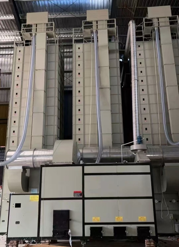 Roestvrij staal drooglaag Graan droger 105 ton/batch van intelligente en warmluchtverwarmingsmethode