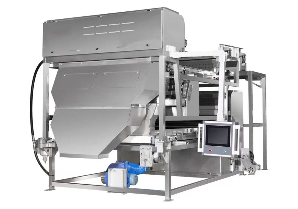 6-8 ton per uur enkellagig spoor-erts kleur sorteren machine