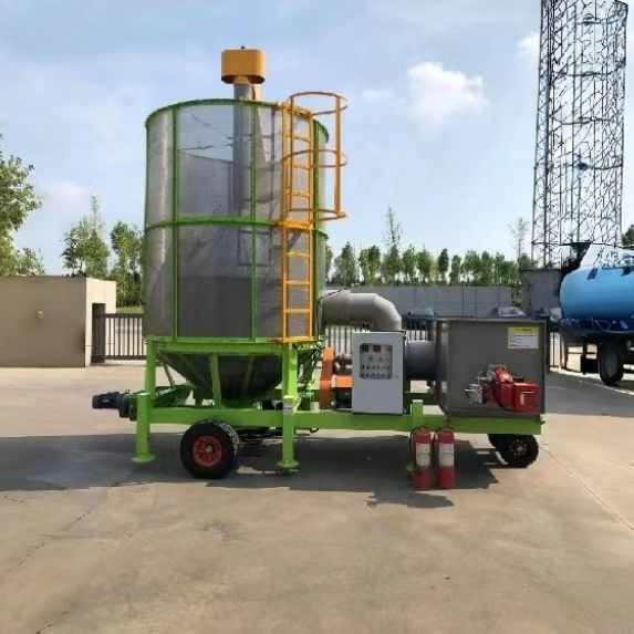 Energiebesparing en milieubescherming Hoge efficiëntie 5 ton per batch draagbare graandrogers voor maïs