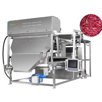 Dual-Belt Conveying Low-Breakage Chili AI Intelligente Multi-Parameter Sorter.